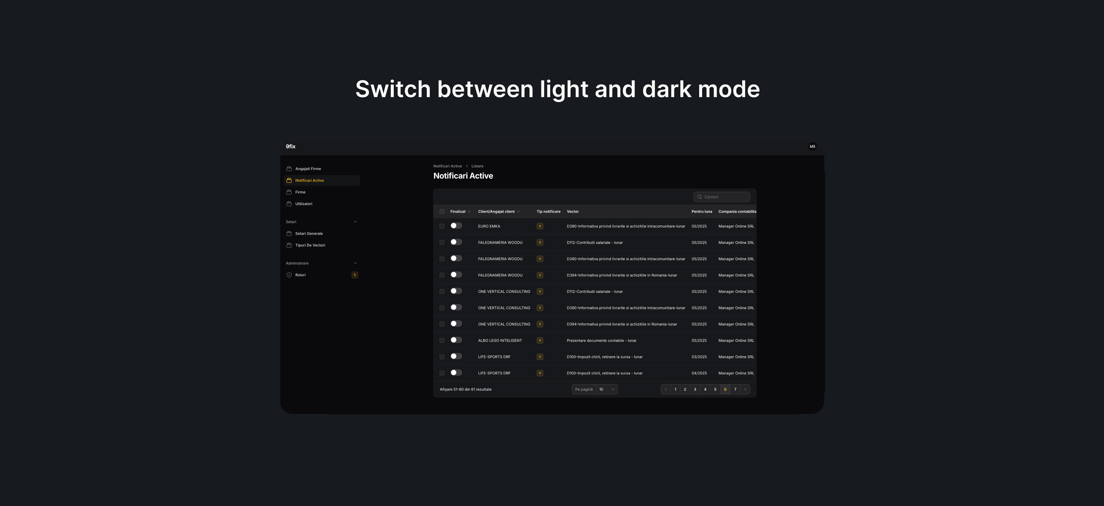 Dark Mode